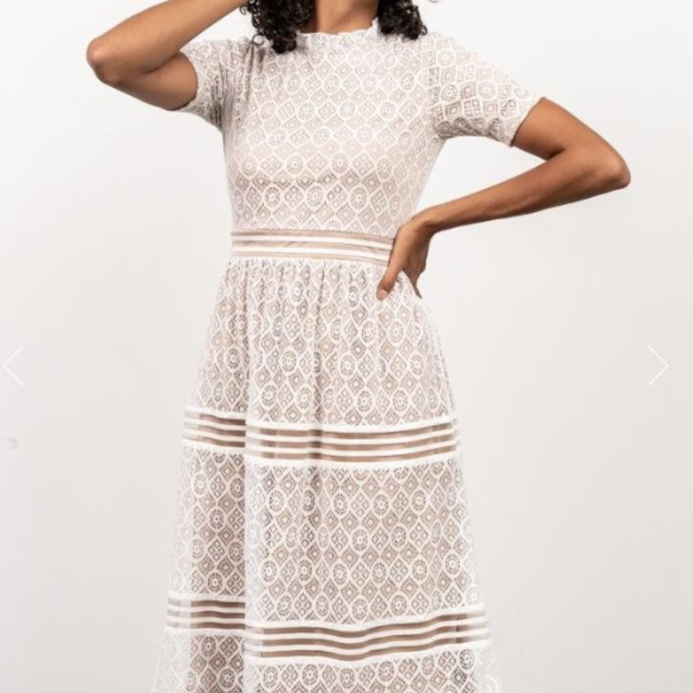 Baltic Born, Windsor Lace Midi Dress